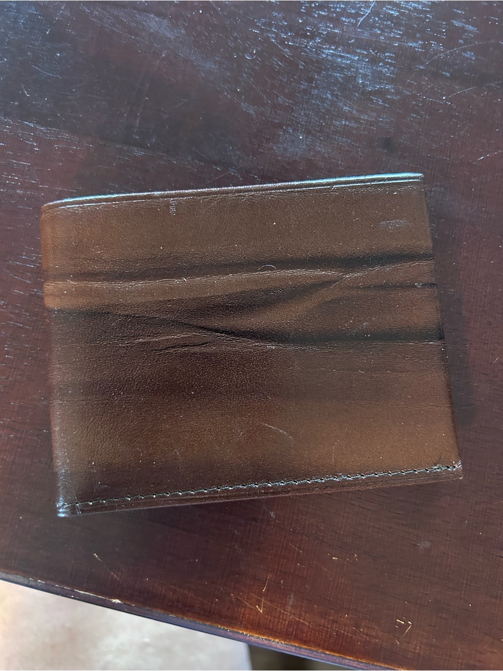 Rolfs Brown Leather Card & Key Holder Wallet
